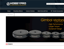 Tablet Screenshot of hobbypro-rc.com